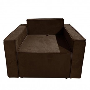 Кресло-кровать Принц КК1-ВК (велюр коричневый) в Кунгуре - kungur.ok-mebel.com | фото