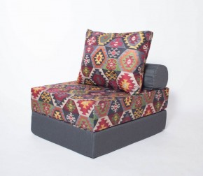 Кресло-кровать-пуф бескаркасное Прайм (мехико серый-графит) в Кунгуре - kungur.ok-mebel.com | фото 2