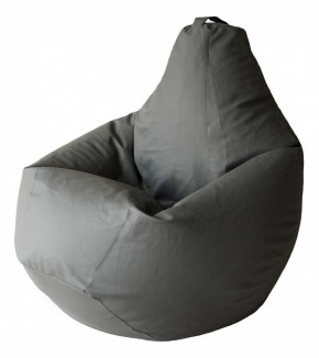 Кресло-мешок Серая ЭкоКожа 2XL 135*95 см в Кунгуре - kungur.ok-mebel.com | фото