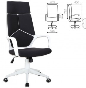 Кресло офисное BRABIX PREMIUM "Prime EX-515" (пластик белый, ткань, черное) 531812 в Кунгуре - kungur.ok-mebel.com | фото 2