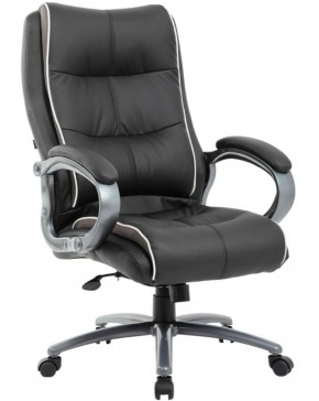 Кресло офисное BRABIX PREMIUM "Strong HD-009" (экокожа черная, ткань серая) 531945 в Кунгуре - kungur.ok-mebel.com | фото 1