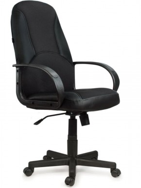 Кресло офисное BRABIX "City EX-512" (кожзам черный, ткань черная) 531407 в Кунгуре - kungur.ok-mebel.com | фото