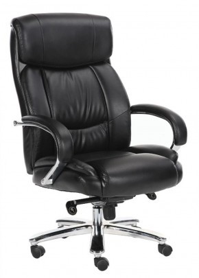 Кресло офисное BRABIX "Direct EX-580" (хром/рециклированная кожа/черное) 531824 в Кунгуре - kungur.ok-mebel.com | фото