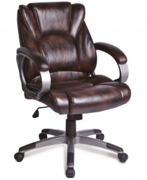 Кресло офисное BRABIX "Eldorado EX-504" (коричневое) 530875 в Кунгуре - kungur.ok-mebel.com | фото 1