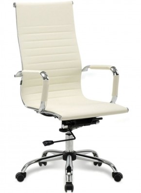 Кресло офисное BRABIX "Energy EX-509" (экокожа, хром, бежевое) 531166 в Кунгуре - kungur.ok-mebel.com | фото