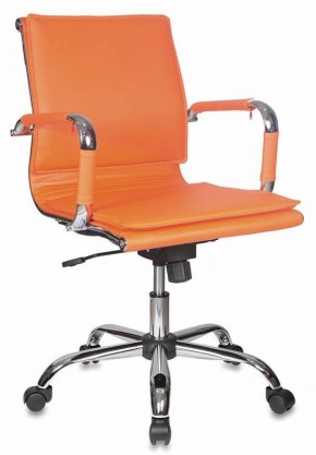 Кресло руководителя Бюрократ CH-993-LOW/ORANGE оранжевый в Кунгуре - kungur.ok-mebel.com | фото