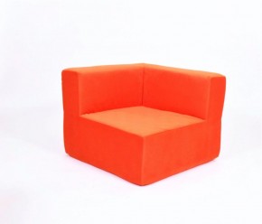 Кресло-угловое-модуль бескаркасное Тетрис 30 (Оранжевый) в Кунгуре - kungur.ok-mebel.com | фото