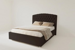 Кровать Берлин без основания 1600 (экокожа коричневая) в Кунгуре - kungur.ok-mebel.com | фото