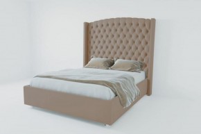 Кровать Берлин ЛЮКС без основания 800 (велюр серый) в Кунгуре - kungur.ok-mebel.com | фото
