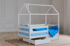 Кровать-домик 80*160 Белый в Кунгуре - kungur.ok-mebel.com | фото 3