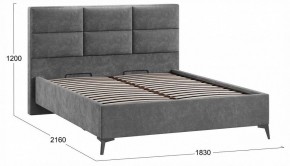 Кровать двуспальная Делана с ПМ Тип 1 в Кунгуре - kungur.ok-mebel.com | фото 3