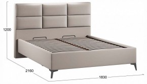 Кровать двуспальная Делана с ПМ Тип 1 в Кунгуре - kungur.ok-mebel.com | фото 4
