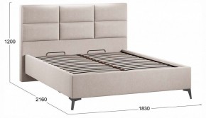 Кровать двуспальная Делана с ПМ Тип 1 в Кунгуре - kungur.ok-mebel.com | фото 4