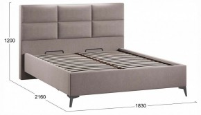 Кровать двуспальная Делана с ПМ Тип 1 в Кунгуре - kungur.ok-mebel.com | фото 4