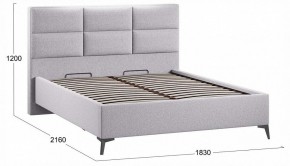 Кровать двуспальная Делана с ПМ Тип 1 в Кунгуре - kungur.ok-mebel.com | фото 4