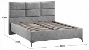 Кровать двуспальная Делана с ПМ Тип 1 в Кунгуре - kungur.ok-mebel.com | фото 4
