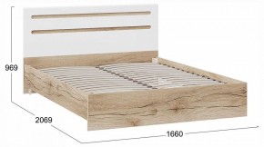 Кровать двуспальная Фьюжн ТД-260.01.03 в Кунгуре - kungur.ok-mebel.com | фото 3