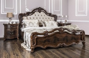 Кровать двуспальная Илона с мягким изголовьем (1800) караваджо в Кунгуре - kungur.ok-mebel.com | фото