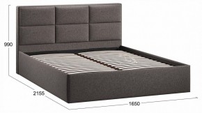 Кровать двуспальная Стелла с ПМ Тип 1 в Кунгуре - kungur.ok-mebel.com | фото 4