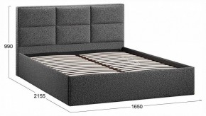 Кровать двуспальная Стелла с ПМ Тип 1 в Кунгуре - kungur.ok-mebel.com | фото 4