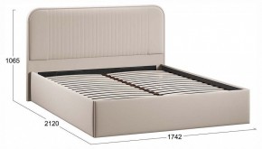 Кровать двуспальная Тиффани с ПМ Тип 1 в Кунгуре - kungur.ok-mebel.com | фото 4