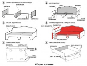 Кровать Фея 1900 с двумя ящиками в Кунгуре - kungur.ok-mebel.com | фото 2