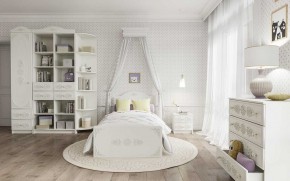 KI-KI КРД900.1 Кровать 900 (белый/белое дерево) в Кунгуре - kungur.ok-mebel.com | фото 3