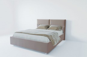 Кровать Корсика с ПМ 1600 (велюр серый) в Кунгуре - kungur.ok-mebel.com | фото 2
