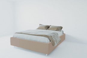 Кровать Подиум с ПМ 1200 (велюр серый) в Кунгуре - kungur.ok-mebel.com | фото