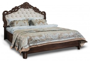 Кровать с мягким изголовьем "Патрисия", ламели (1600) караваджо в Кунгуре - kungur.ok-mebel.com | фото