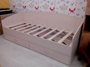 Кровать Соло-софа 1 с ящиками в Кунгуре - kungur.ok-mebel.com | фото 2