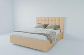 Кровать Венеция без основания 1200 (экокожа бежевая) в Кунгуре - kungur.ok-mebel.com | фото