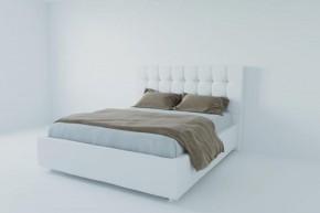Кровать Венеция без основания 1200 (экокожа белая) в Кунгуре - kungur.ok-mebel.com | фото