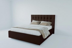 Кровать Венеция без основания 900 (экокожа коричневая) в Кунгуре - kungur.ok-mebel.com | фото