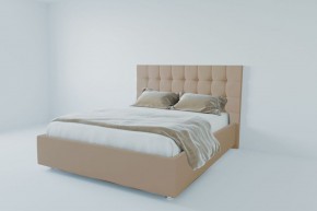 Кровать Венеция с ПМ 1200 (велюр светло-серый) в Кунгуре - kungur.ok-mebel.com | фото 2