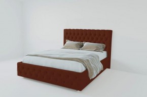 Кровать Версаль 800 без основания (велюр бордовый) в Кунгуре - kungur.ok-mebel.com | фото