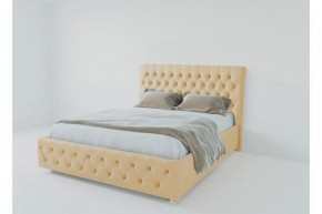 Кровать Версаль с ПМ 900 (экокожа бежевая) в Кунгуре - kungur.ok-mebel.com | фото