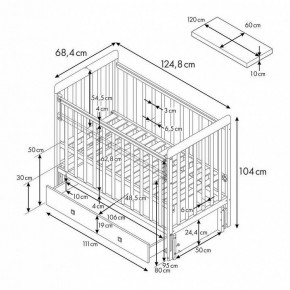 Кроватка Фея 328-01 в Кунгуре - kungur.ok-mebel.com | фото 10