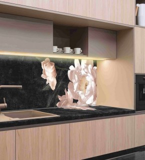 Кухонный фартук со столешницей (А-05) в едином стиле (3050 мм) в Кунгуре - kungur.ok-mebel.com | фото