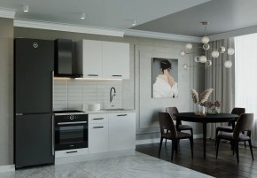 Кухонный гарнитур Белый Глянец 1600 (Стол. 26мм) в Кунгуре - kungur.ok-mebel.com | фото