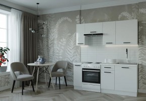 Кухонный гарнитур Белый Глянец 1800 (Стол. 38мм) в Кунгуре - kungur.ok-mebel.com | фото