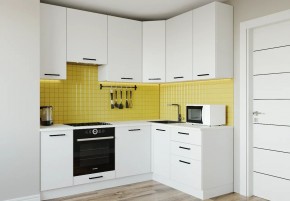 Кухонный гарнитур Белый Глянец 2200*1600 h950 (Стол. 26мм) в Кунгуре - kungur.ok-mebel.com | фото