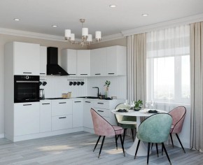 Кухонный гарнитур Белый Глянец 2400*1600 (Стол. 38мм) в Кунгуре - kungur.ok-mebel.com | фото