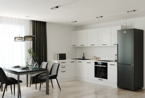 Кухонный гарнитур Белый Глянец 2600*1600 (Стол. 26мм) в Кунгуре - kungur.ok-mebel.com | фото