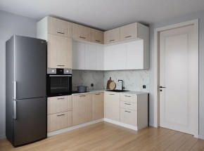 Кухонный гарнитур Демо 2200*1700 (Стол. 38мм) в Кунгуре - kungur.ok-mebel.com | фото