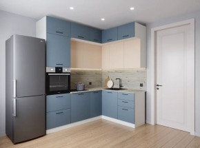 Кухонный гарнитур Фьюжн 2200*1700 (Стол. 38мм) в Кунгуре - kungur.ok-mebel.com | фото