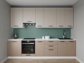 Кухонный гарнитур Каппучино 3000 h950 (Стол. 38мм) в Кунгуре - kungur.ok-mebel.com | фото