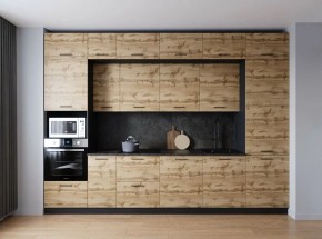 Кухонный гарнитур Крафт 3400 (Стол. 26мм) в Кунгуре - kungur.ok-mebel.com | фото