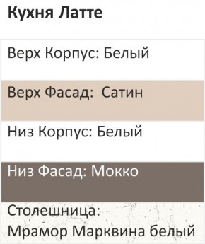 Кухонный гарнитур Латте 1000 (Стол. 26мм) в Кунгуре - kungur.ok-mebel.com | фото 3