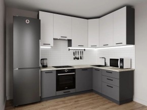 Кухонный гарнитур Меренга 2200*1600 h950 (Стол. 26мм) в Кунгуре - kungur.ok-mebel.com | фото